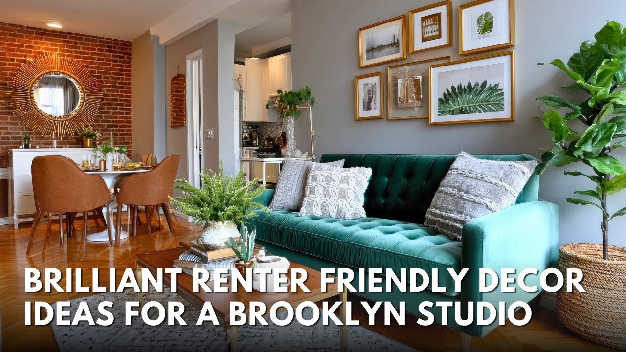 Brilliant Renter Friendly Decor Ideas for a Tiny 220 Sq Ft Brooklyn Studio