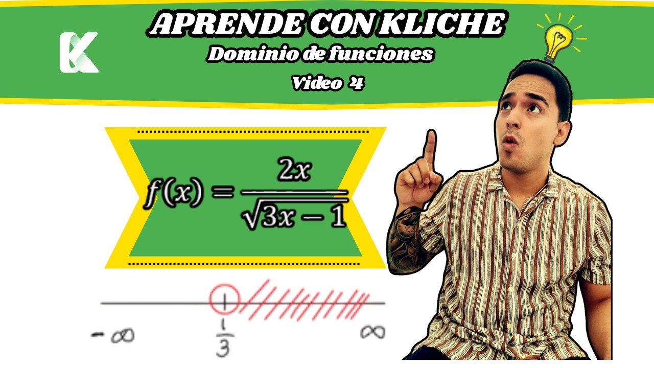 Dominio de funciones: vídeo 4