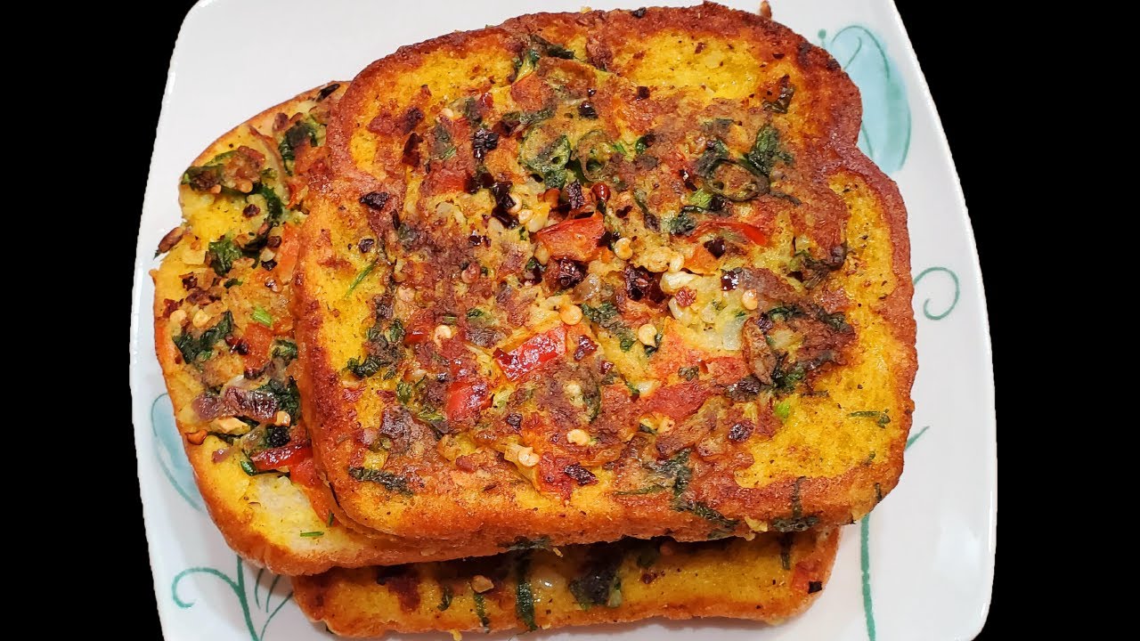 Spicy Egg Bread Omelette || Sajilo BreakFast Recipe Nepali Style || Chef Suni