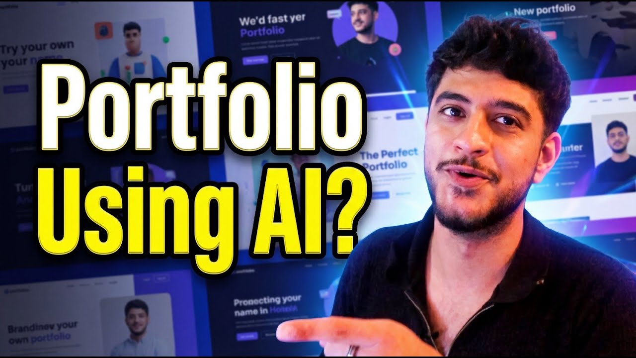 Can I Create My Design Portfolio using ONLY AI? | LESGO Design E01