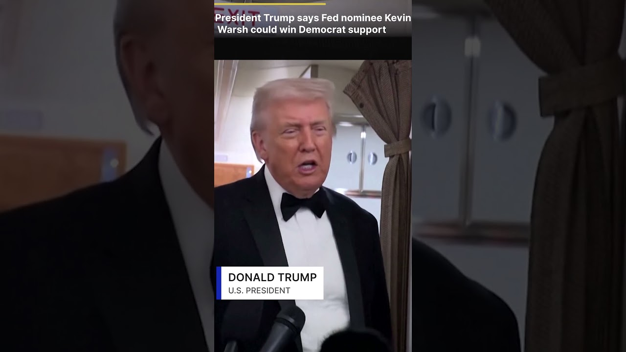 Президент Трамп предсказывает, что кандидатура Уорша на пост главы ФРС может получить голоса демо...