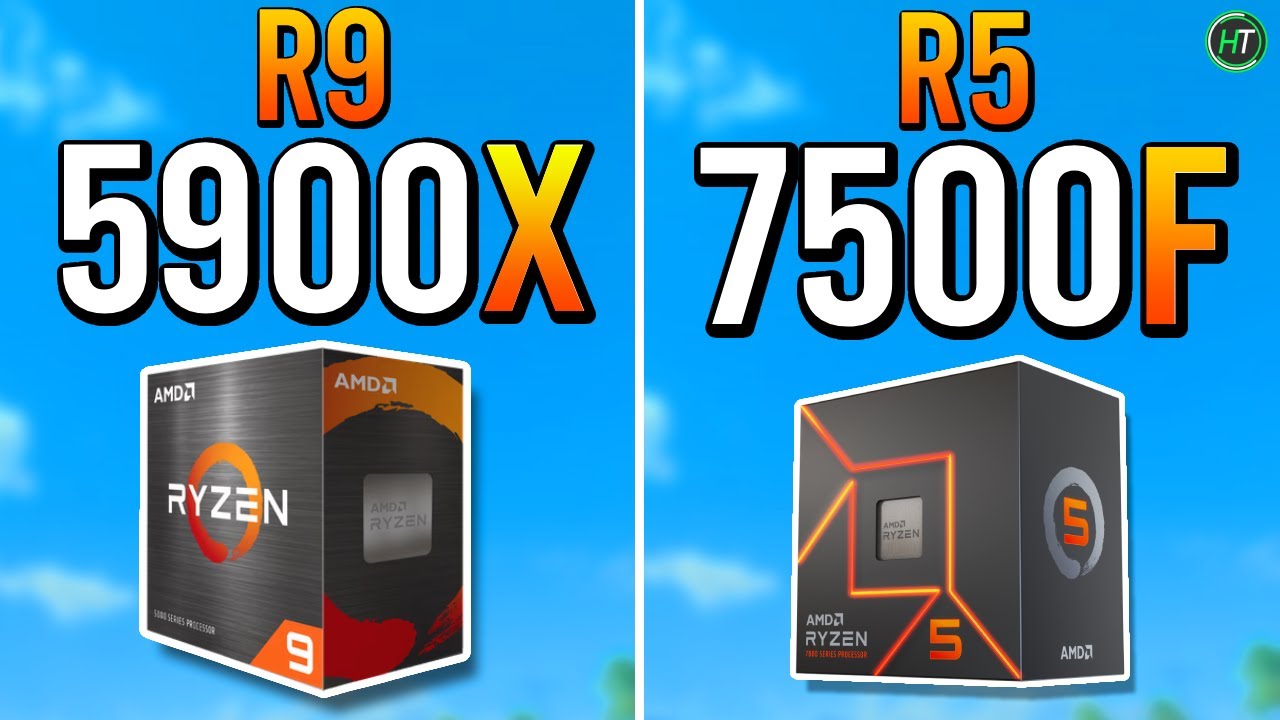 R9 5900X vs R5 7500F  -  More Cores Best?