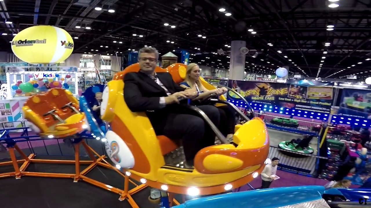 SBF/VISA  Crazy8 spinning coaster at IAAPA 2016
