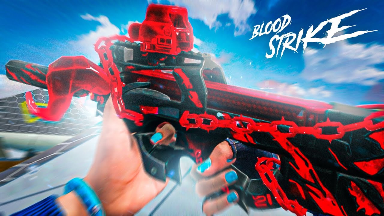 COMPREI MINHA PRIMEIRA SKIN PAY TO WIN NO BLOOD STRIKE! (P90 CRISTAL HEMÁTICO)