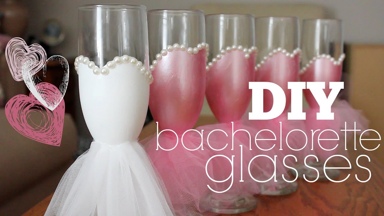 DIY Bachelorette Glasses