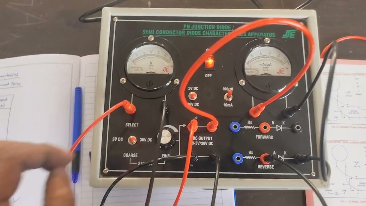 V–I Characteristics of PN Junction Diode in Reverse Bias | Physics Practical Class 12 #physics