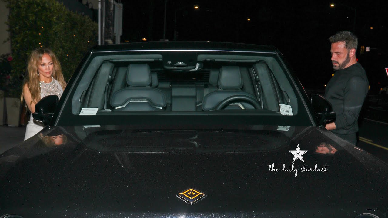 Jennifer Lopez & Ben Affleck Get Locked Out Of Their Car While Leaving Dinner On Their Anniversary