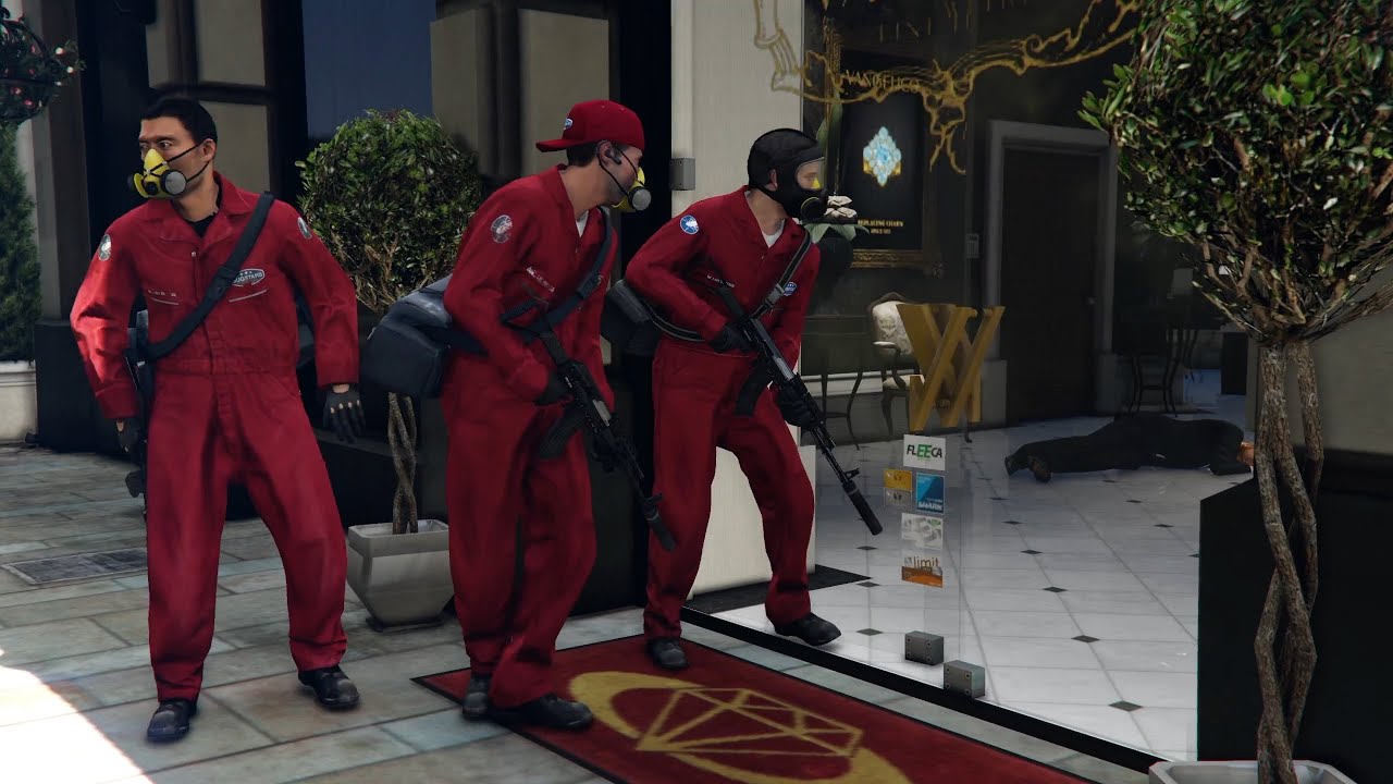GTA 5 The Jewel Store Job Heist  Michael’s First Big Score! #gta5 #gta #gaming #gtaonline #videogame