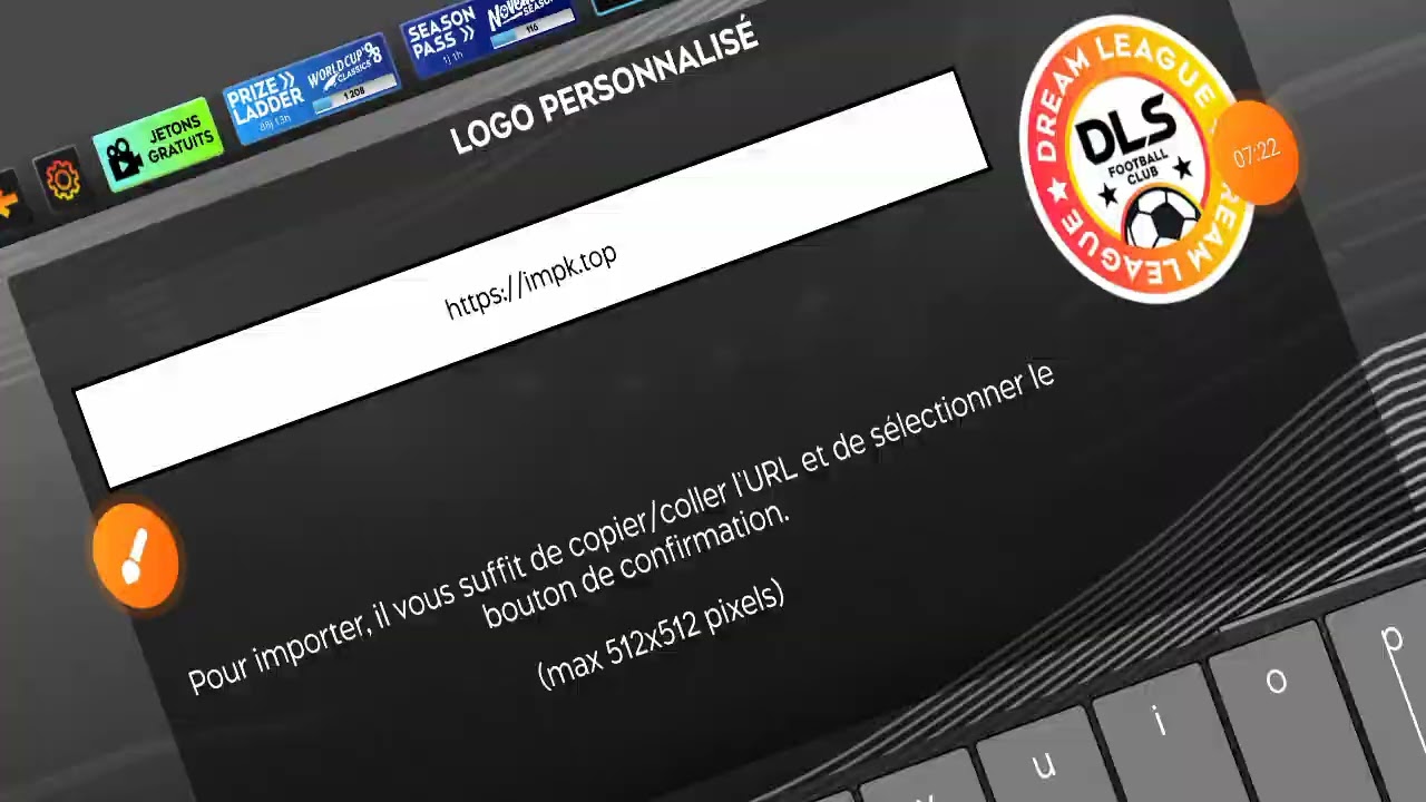 Comment faire pour avoir logo normal de ton équipe sur dream league 2025