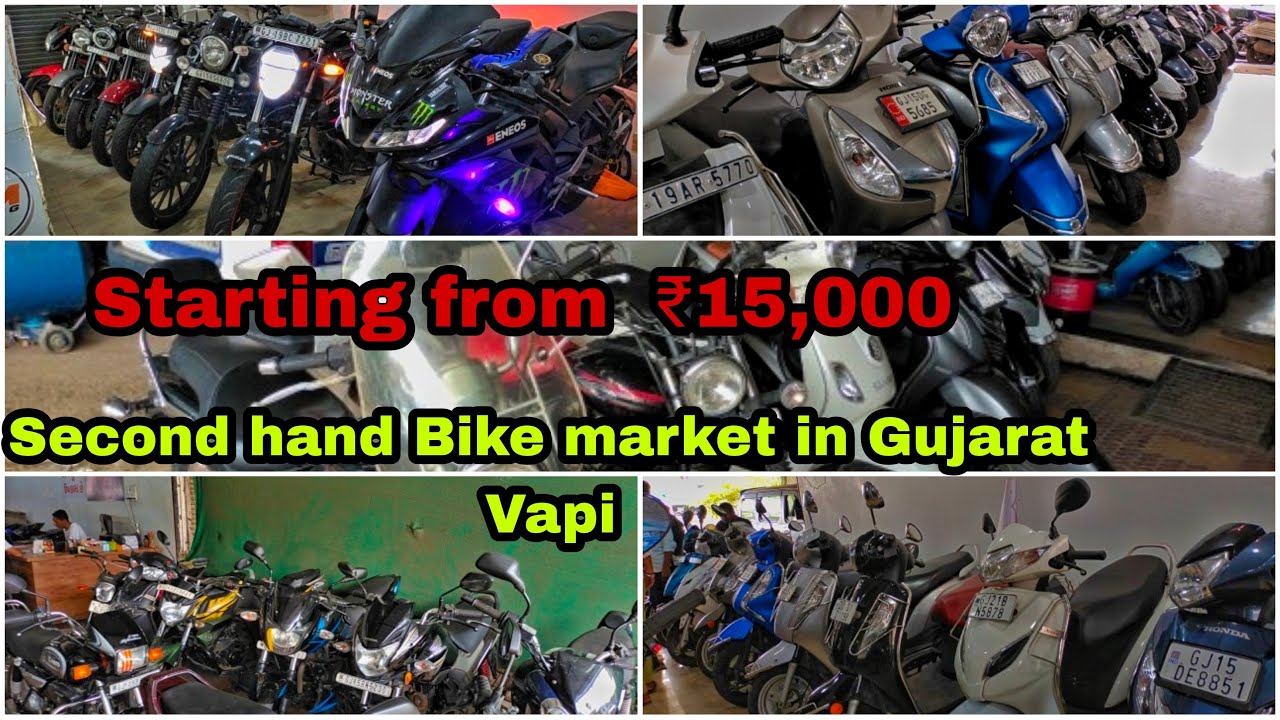 Second hand Bike market in Gujarat Vapi || Sai Auto Consultant || all bikes and scooters||
