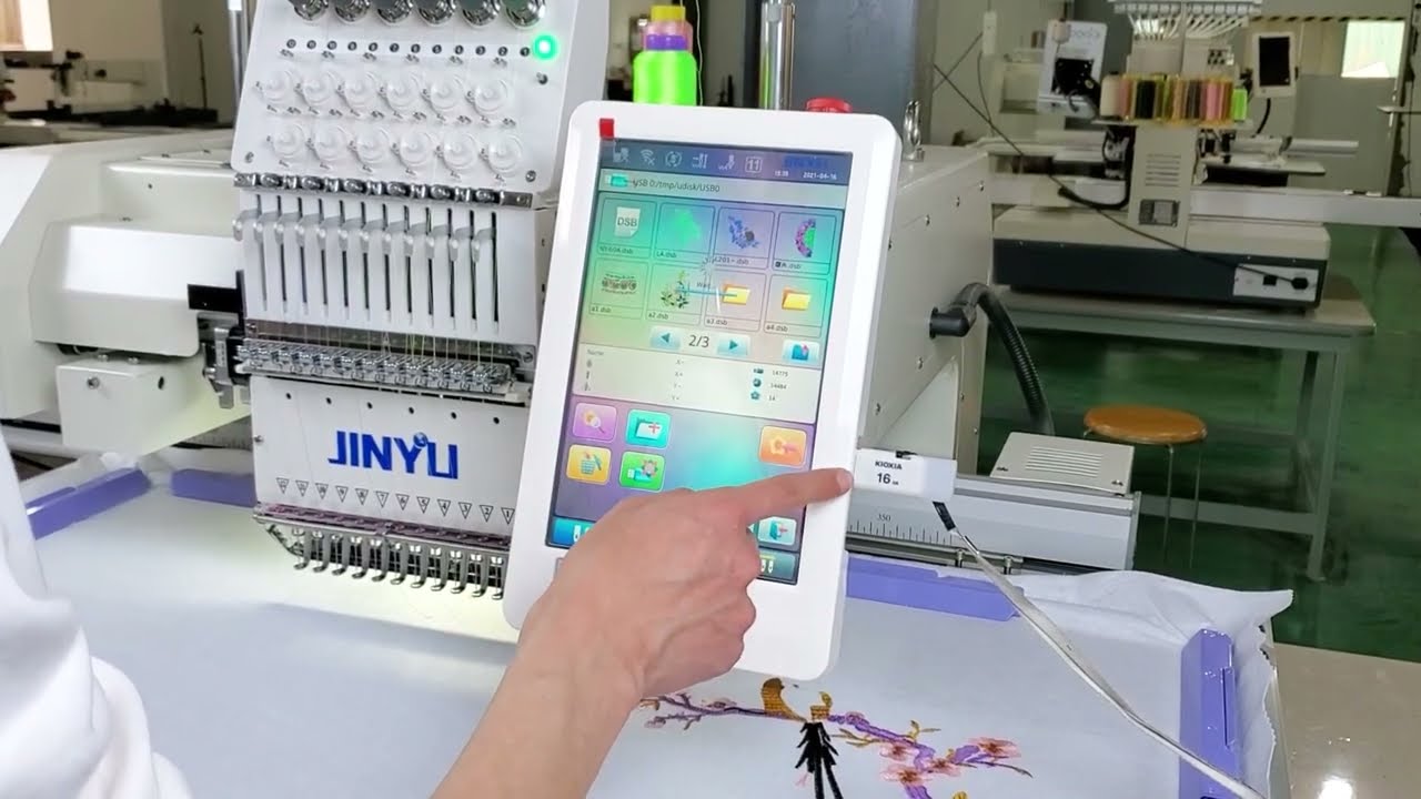 JINYU Flat embroidery operation