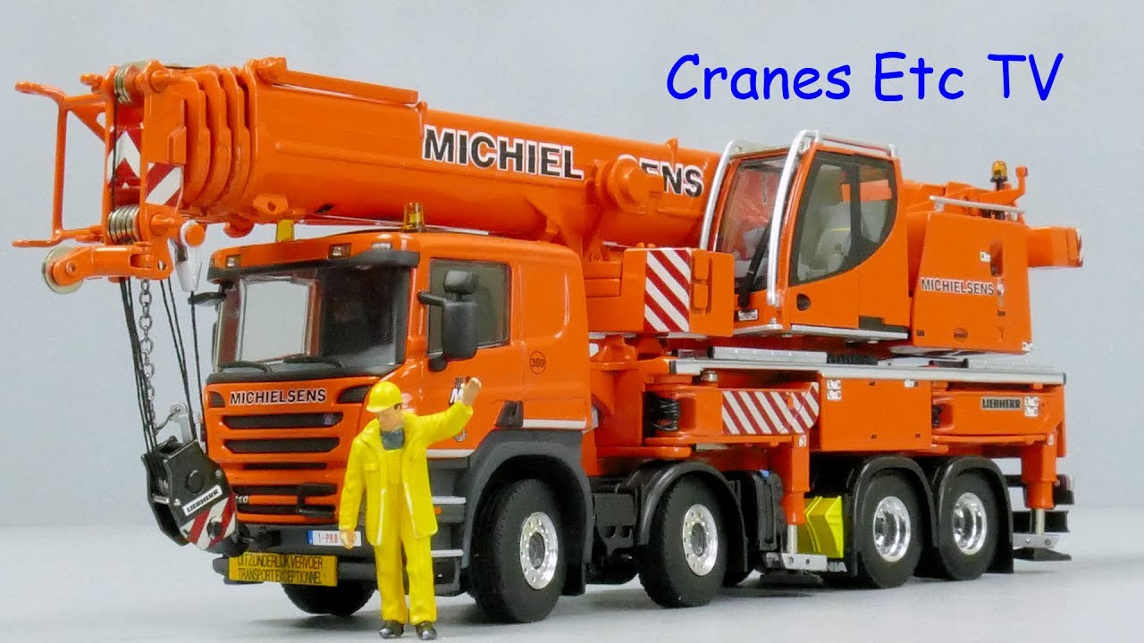 Мобильный кран WSI Liebherr LTF 1060 'Michielsens' от Cranes Etc TV