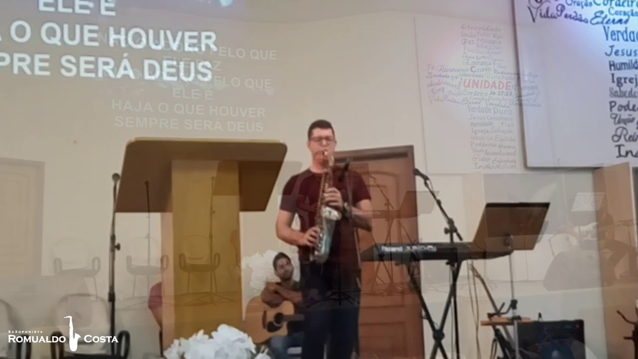 Deus &eacute; Deus (Delino Mar&ccedil;al) cover Romualdo Costa Sax alto