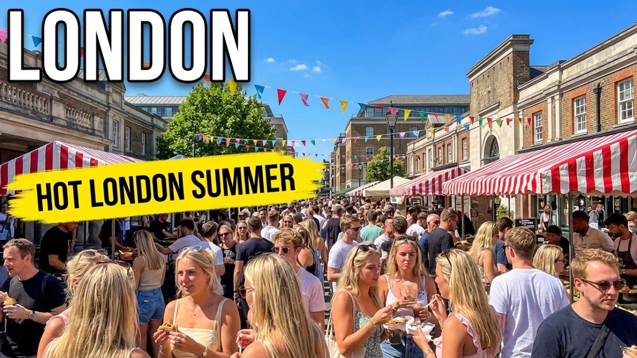 🇬🇧 LONDON WALK 🔥 Chelsea & Knightsbridge BUSY on a Hot Summer Day | King's Road & Harrods