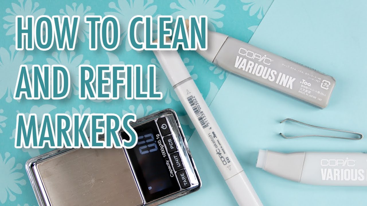 Quick tip: How to Clean And Refill Copic Markers
