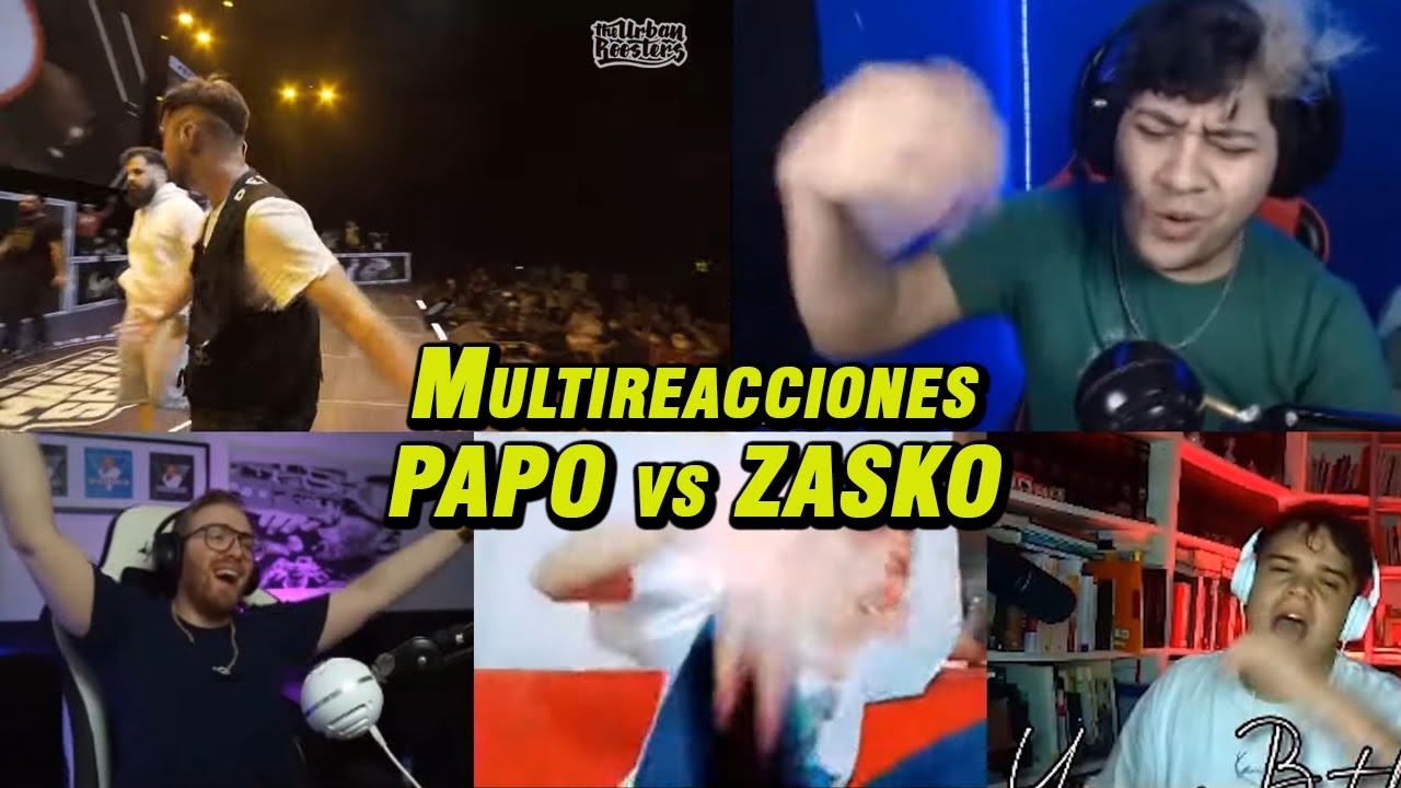 PAPO vs ZASKO *8x8* | MULTIREACCIONES