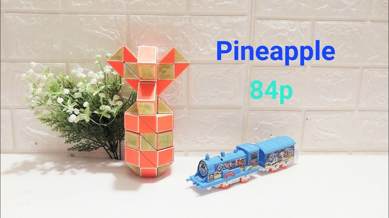 Rubik Twist or Rubik's Transformable Snake 84 Pieces - Pineapple