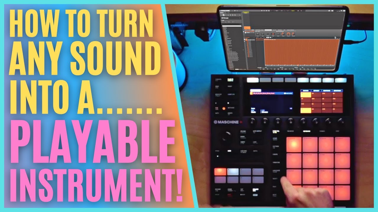 Maschine Plus/MK3 | I turned her voice into an entire song | BANGER ALERT! |  Native Instruments
