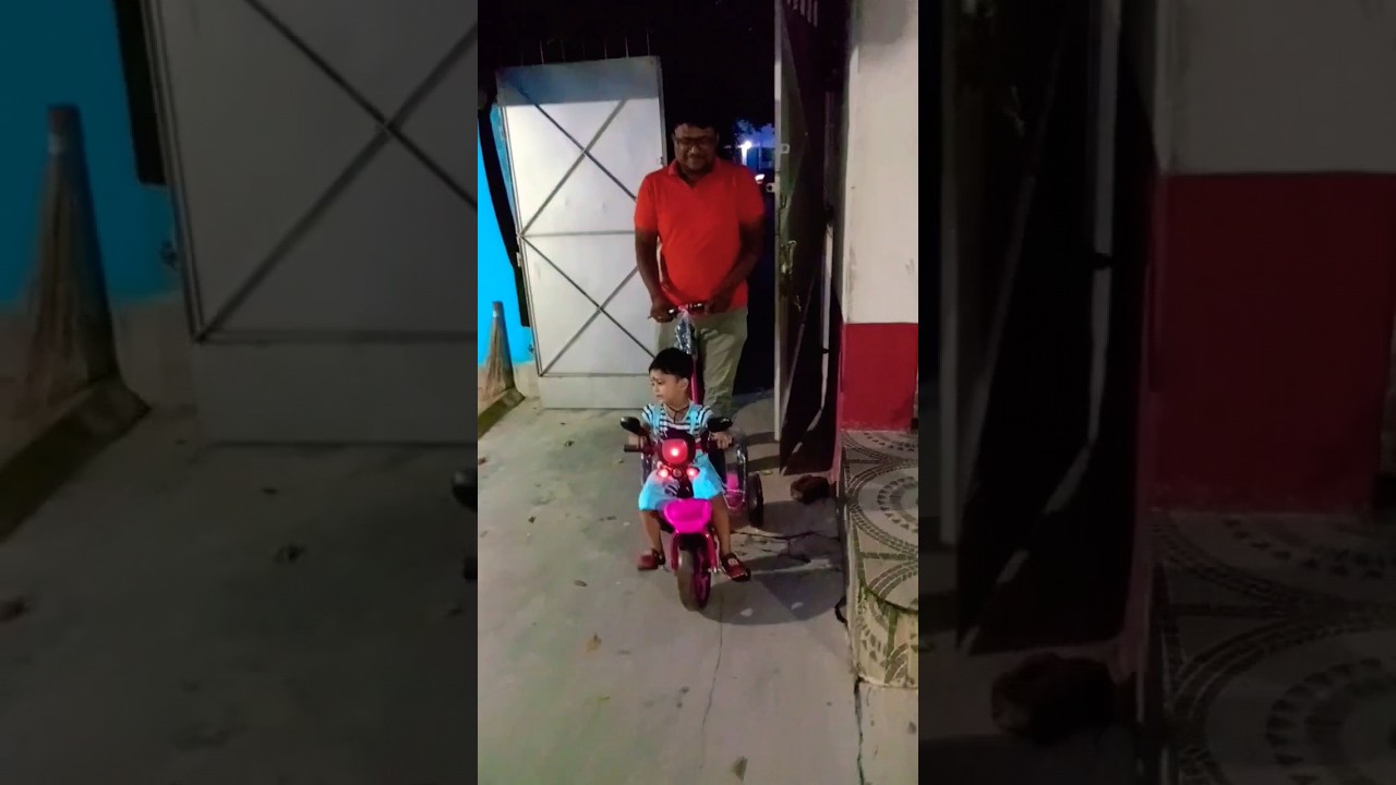 Evening Walk With My Daughter🚲🚲 ||শুনো গো ললনা নামটি তোমার বলো না|| #viral #trending #shorts #short