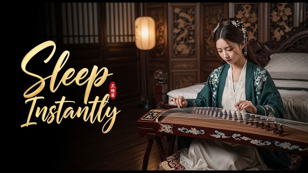 Deep Sleep Music Chinese Instrumental 🌿 Guzheng & Erhu | Heal Your Soul at Night