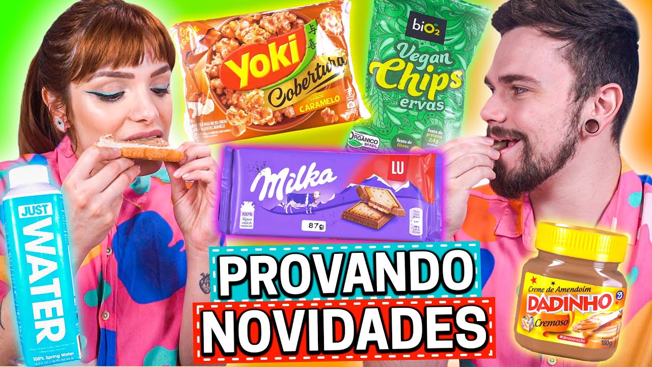 ÁGUA DO WILL SMITH, PIPOCA DE CARAMELO, CREME DE DADINHO, MILKA DE BOLACHA