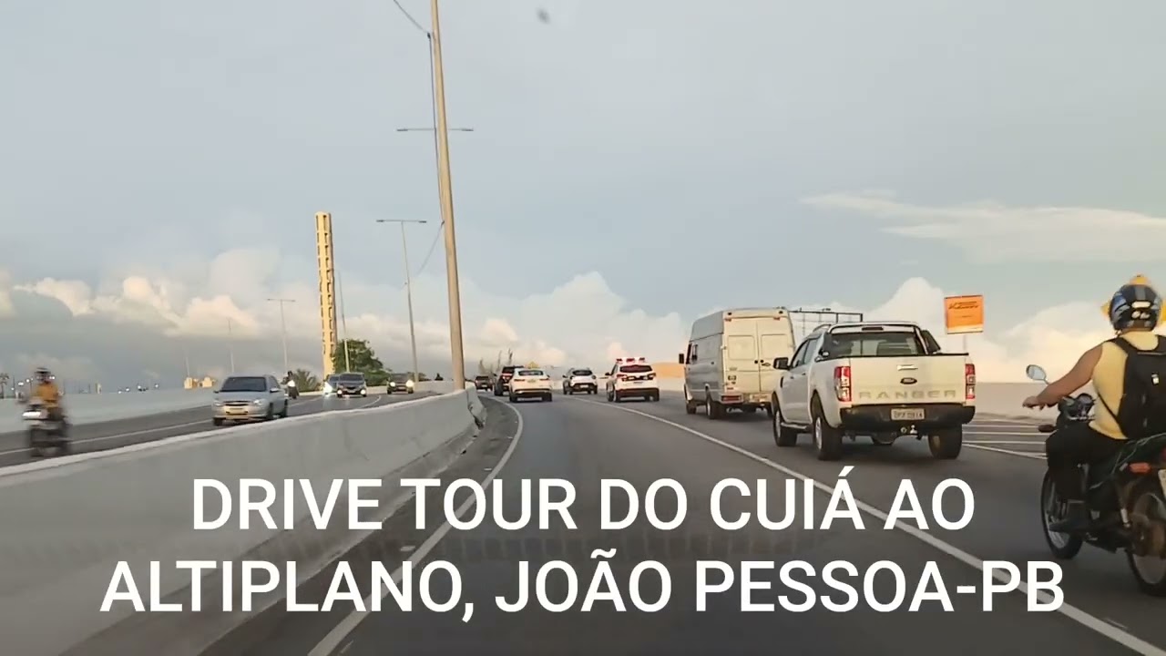 DRIVE TOUR DO BAIRRO DO CUIÁ AO BAIRRO DO ALTIPLANO CABO BRANCO, JOÃO PESSOA-PB. 
