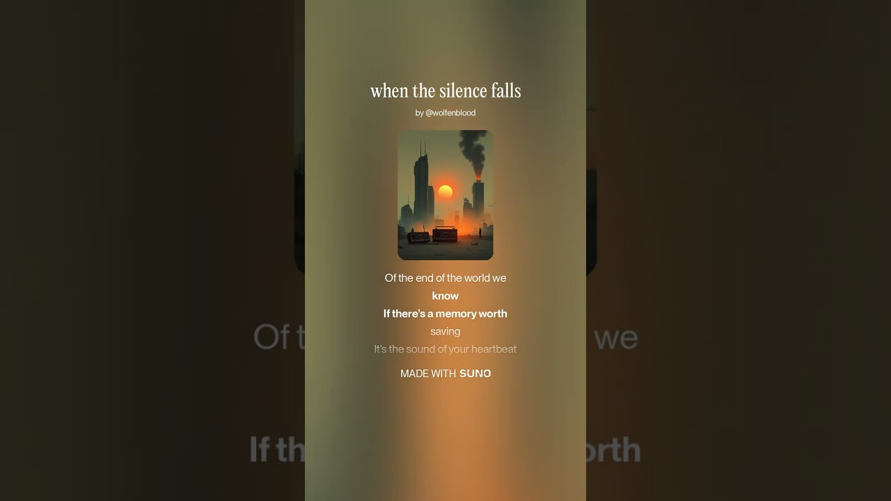 when the silence falls
