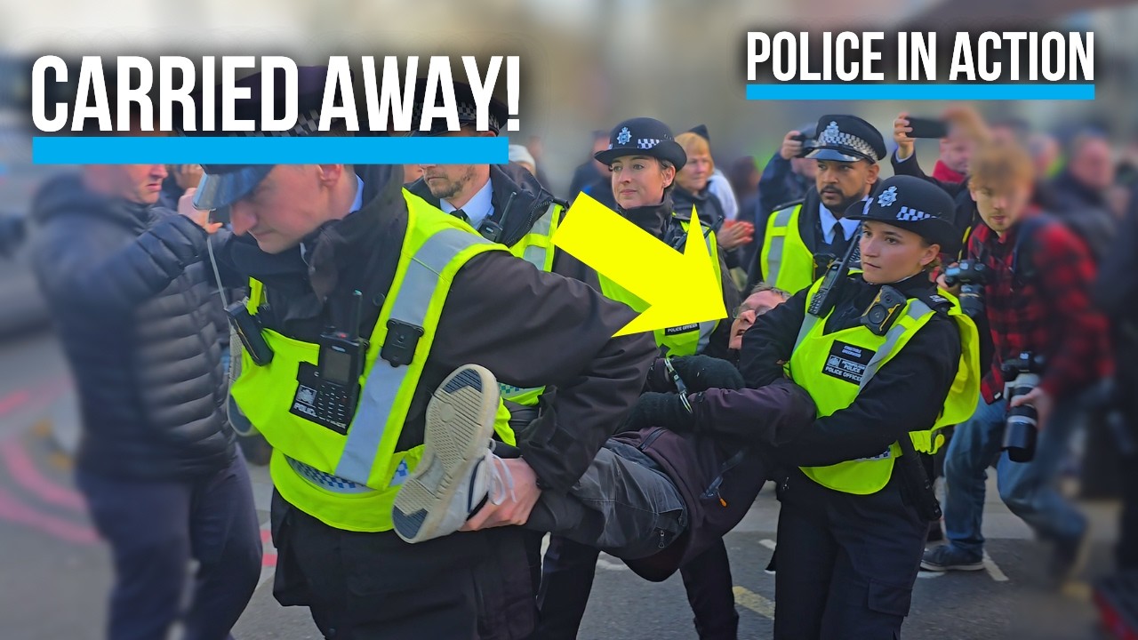 Police Move In: Palestine Action Protesters Arrested Outside New Scotland Yard 👮👮