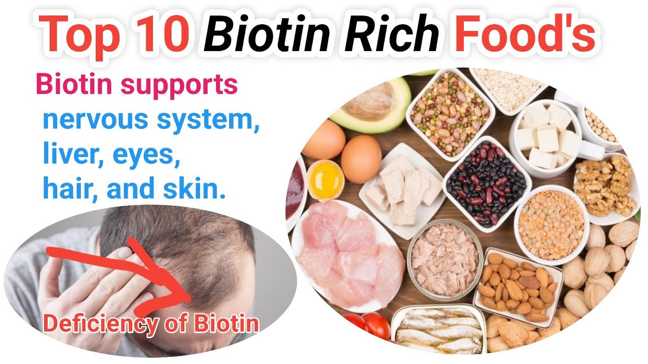 📌 Top 10 best Biotin Rich Food's take your diet
