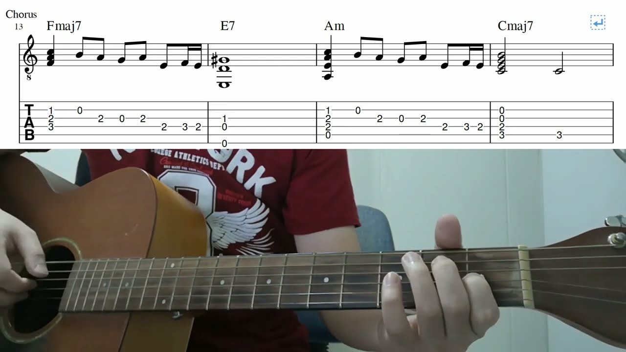 Listen Before I Go (Billie Eilish) - Easy Fingerstyle Guitar Playthrough Tutorial Lesson With Tab
