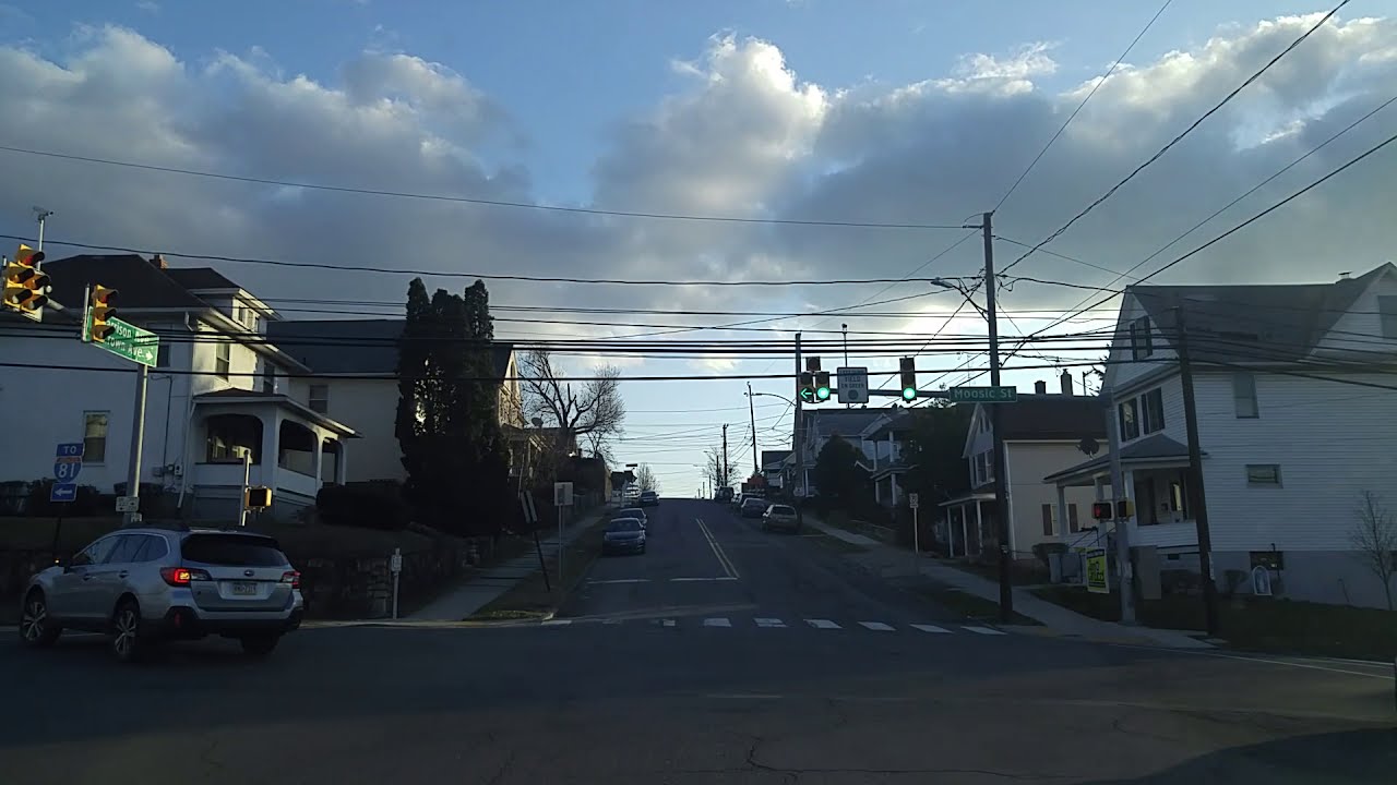 Driving from Clarks Summit to Scranton,Pennsylvania