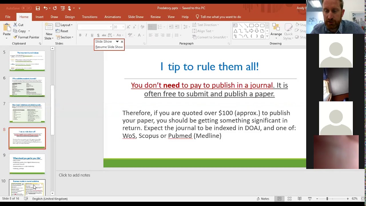 Avoiding 'predatory' journals