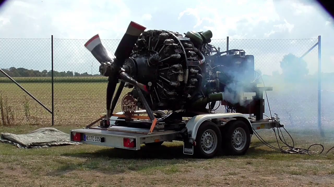 18-Zylinder Curtiss Wright Sternmotor