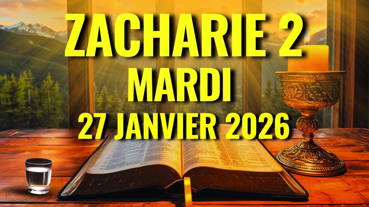 PRIÈRE DU MATIN – Mardi 20 Janvier – ZACHARIE 2 POUR LA PROTECTION CONTRE LE MAL ET MIRACLE DIVIN