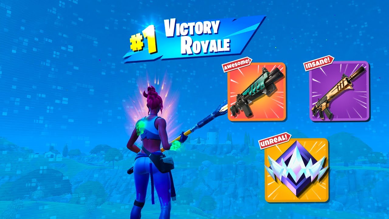 High Elimination Unreal Ranked Solo Win Gameplay (Fortnite Chapter 5 Season 2 Zero Builds)