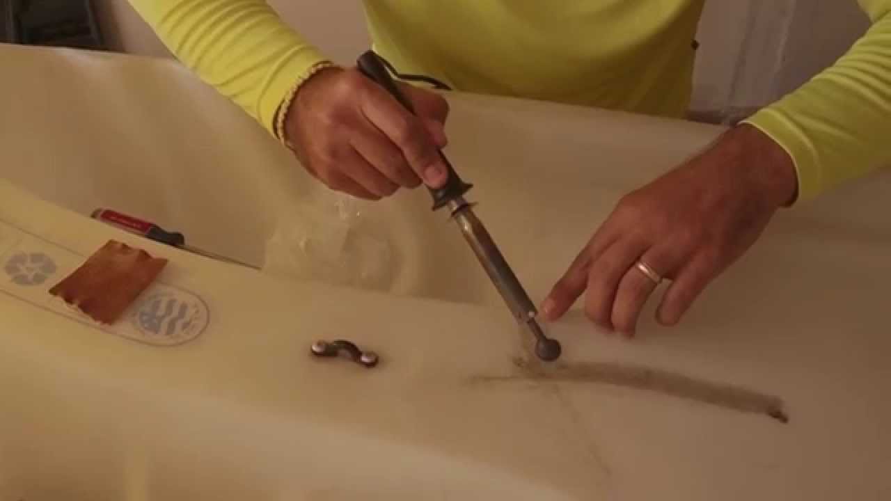 Repairing a Kayak Crack - Kayak Angling Pursuits