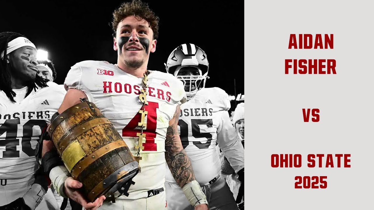 Aidan Fisher vs Ohio State 2025 B1G Champ