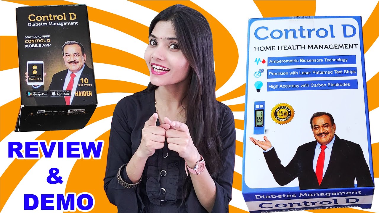 Control D Blood Glucose Monitor How to Use in Hindi | Best Glucometer India | Control D Glucometer