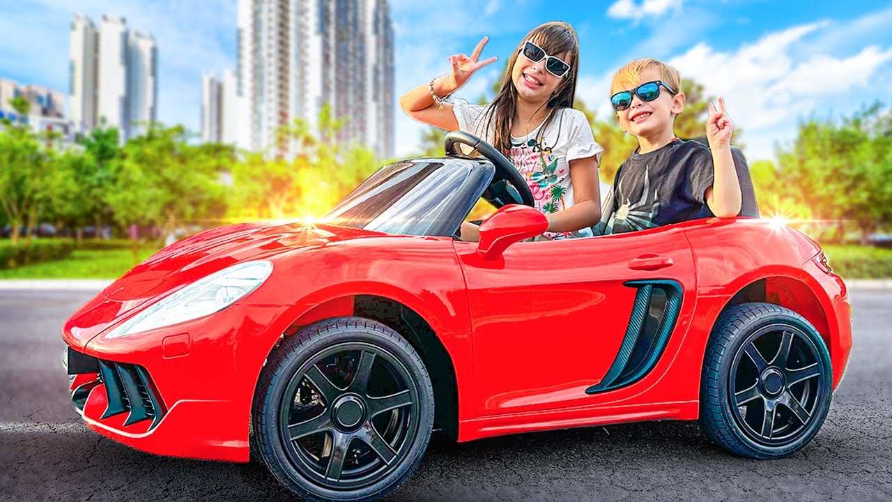GANHEI UM CARRO DE VERDADE   BEBÊ GABRIEL E LAURINHA E HELENA