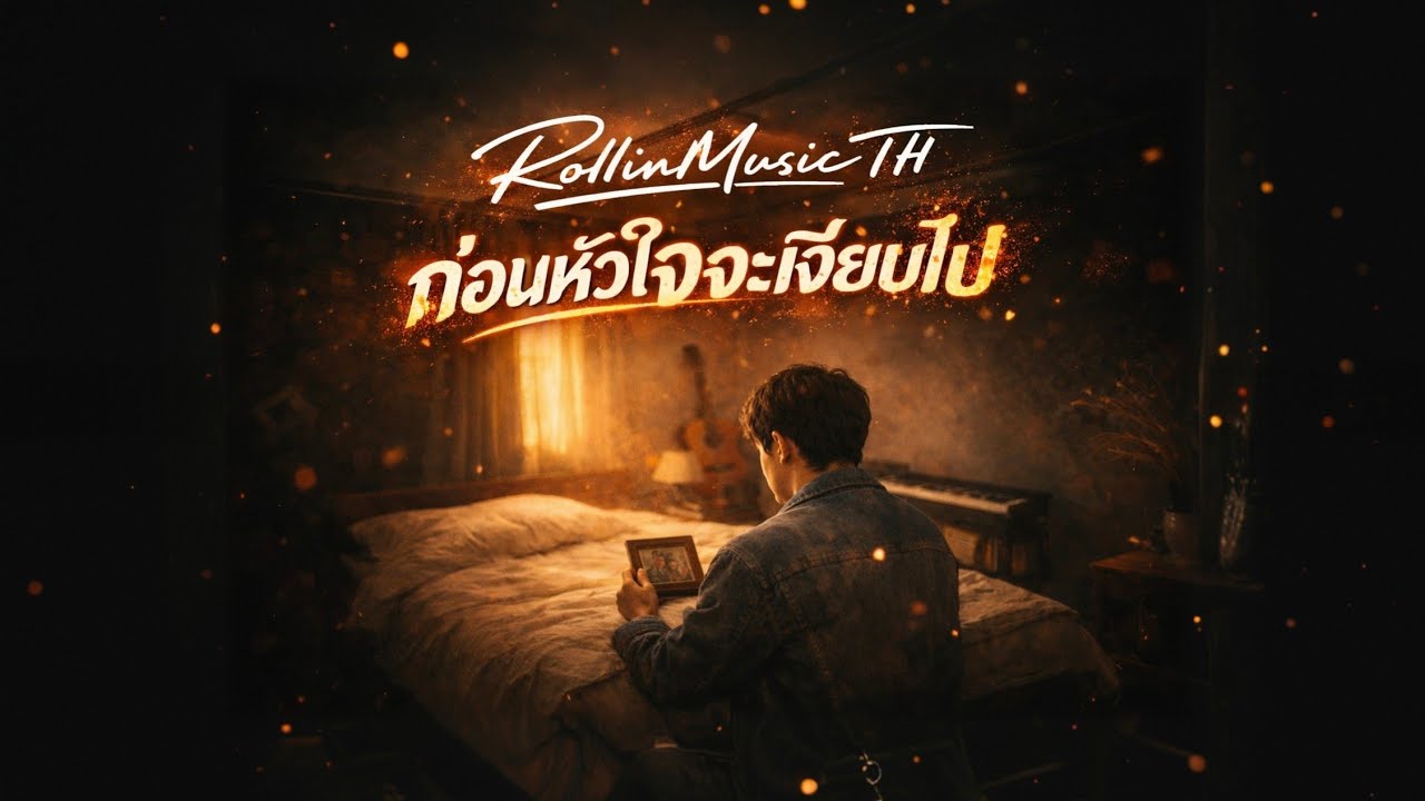 ก่อนหัวใจจะเงียบไป - AI song by RollinMusicTH [Official Lyrics Video]