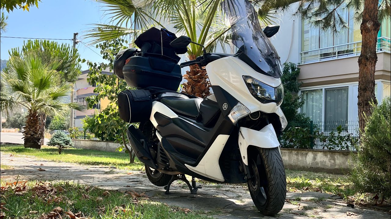 Nmax 125 uzun yol 3 gün 1200 km İstanbul Balıkesir Altınoluk gidiş