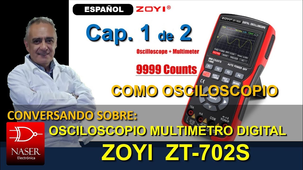 🟥 Цифровой осциллограф-мультиметр Zoyi ZT-702S, часть 1: Распаковка и функции осциллографа.