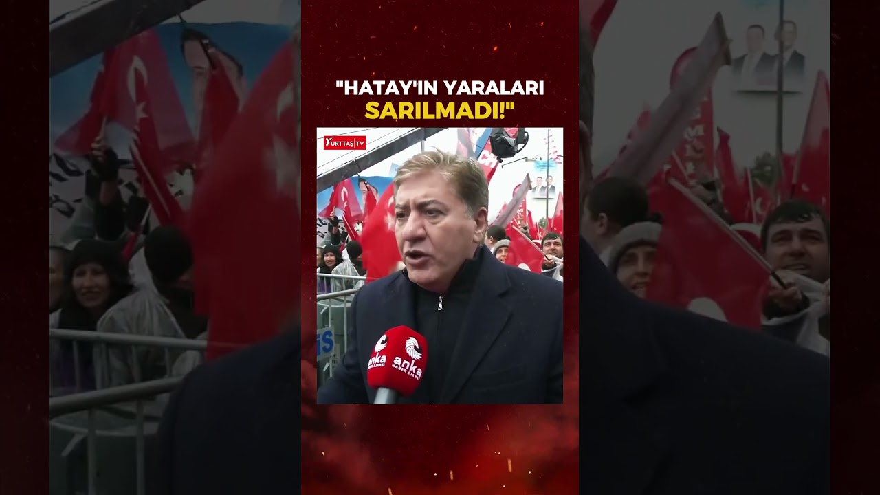 CHP Grup Başkanvekili Murat Emir: Hatay'ın hala yaraları sarılmadı