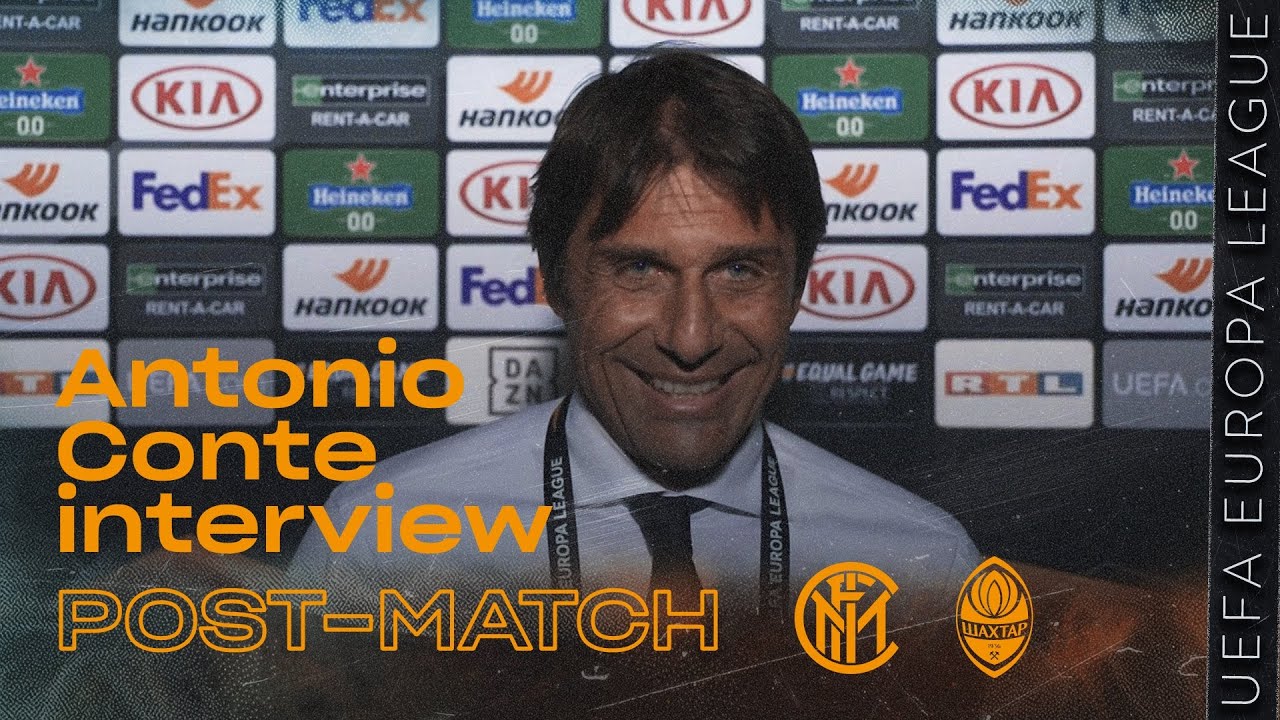 INTER 5-0 SHAKHTAR | ANTONIO CONTE INTERVIEW: 