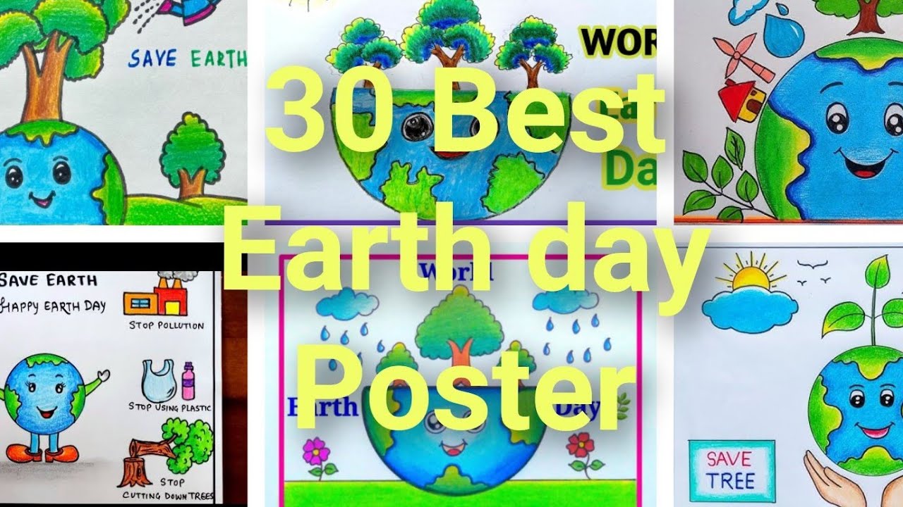 30 Best World Earth Day 2026 Drawings for Competition🏆//Our Power Our Planet Award Winning 🏆Drawings
