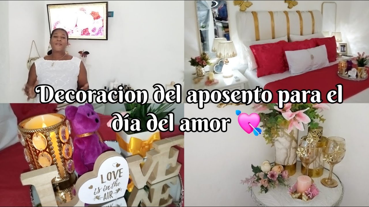 Decoracion de la habitacion para el dia del amor y la amista