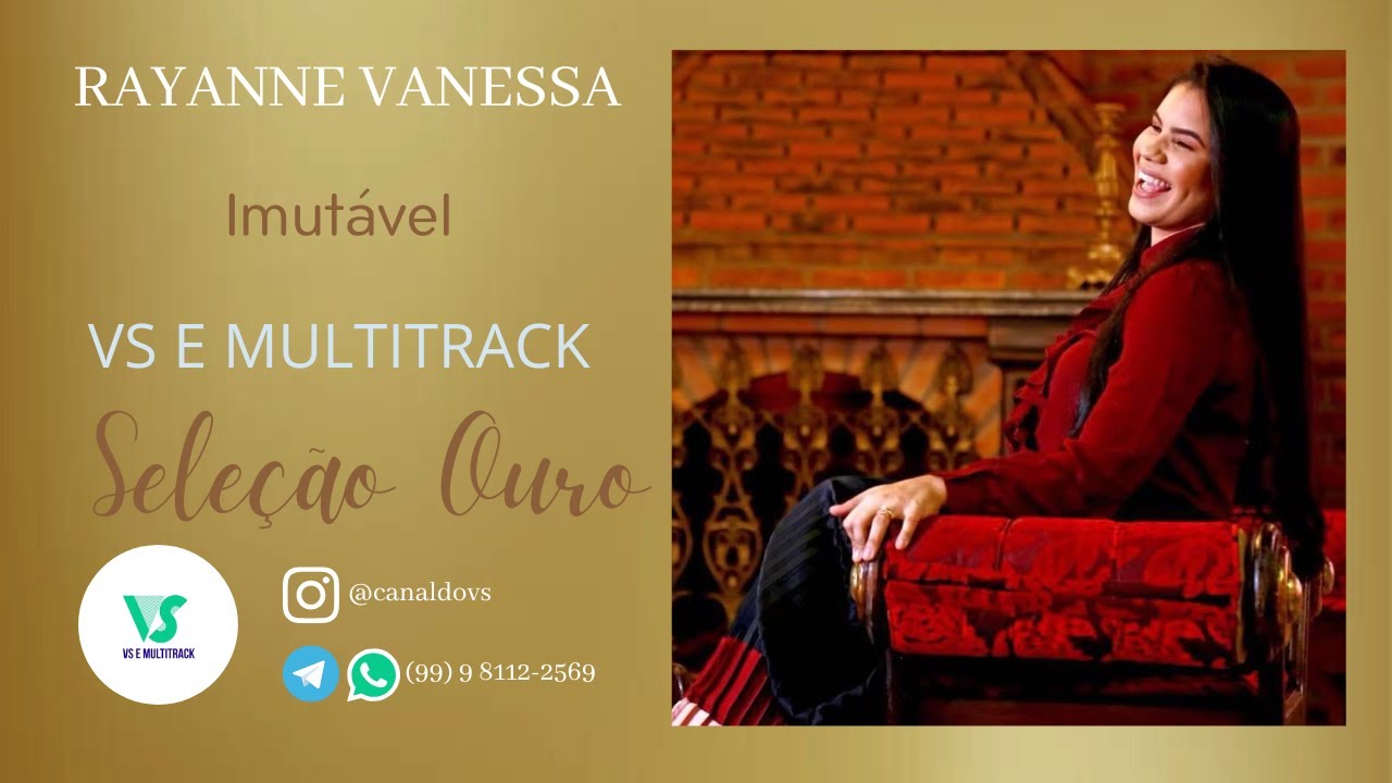 Rayanne Vanessa - Imutável - (VS e MULTITRACK)