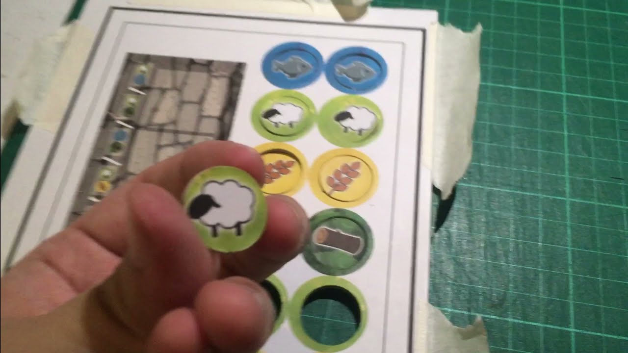 Making the free Kingdomino expansion PnP with Cricut