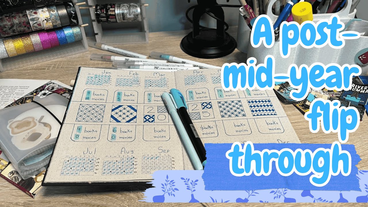 A post-mid-year flip through of my reading journal
