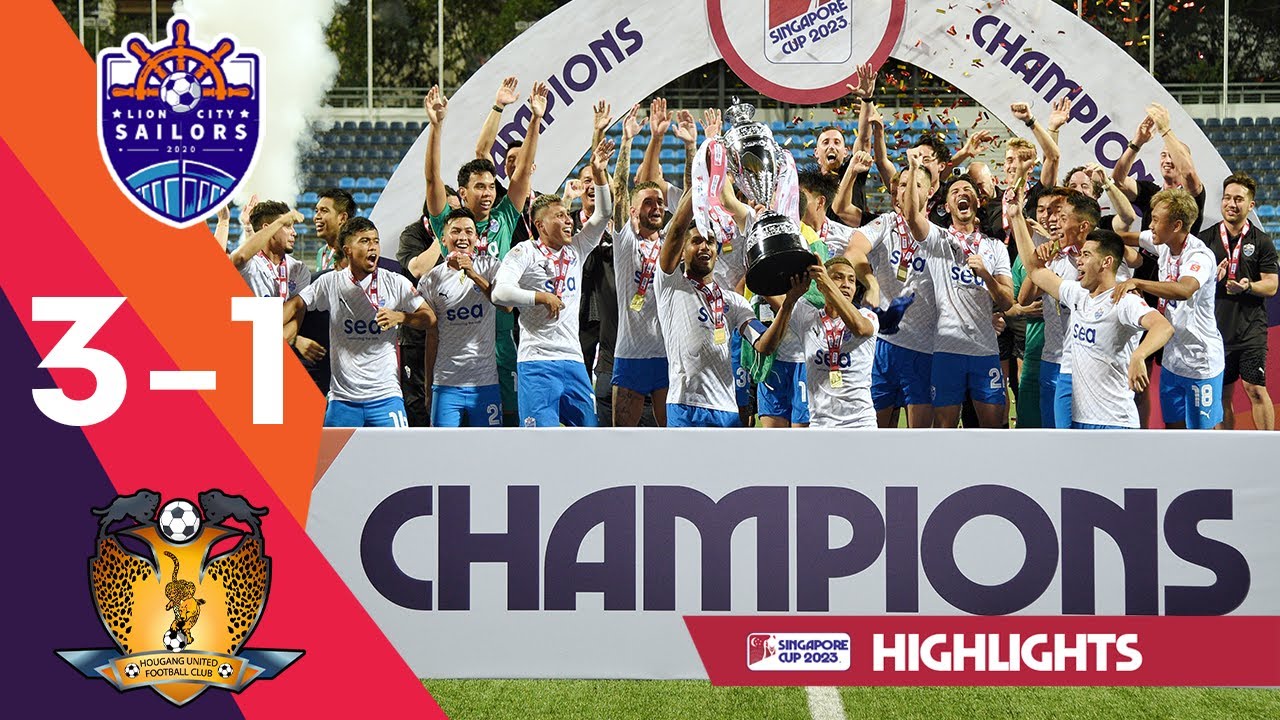 Sailors WIN the Singapore Cup! | 2023 Singapore Cup Final: Lion City Sailors vs Hougang United